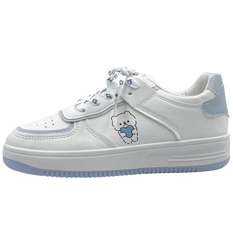 Summer Sports Shoes Women's Spring and Autumn New Board Shoes Student White Shoes Flow