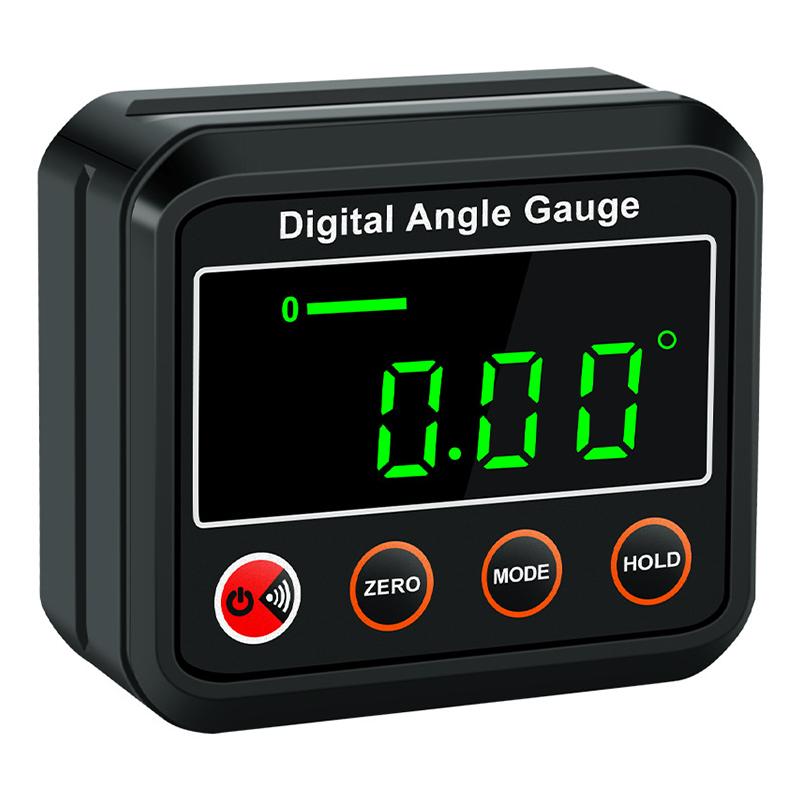 Mini Digital Electronic Angle Gauge Portable Protractor Inclinometer with Magnetic Base 0-90 Degree Laser Level with LED Screen Mini digital angle gauge (magnetic bottom)