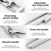 Adjustable Multi-Function Bottle Cap Opener Stainless Steel Lids Off Jar Opener Labor-Saving Screw Can Opener For Kitchen Tools