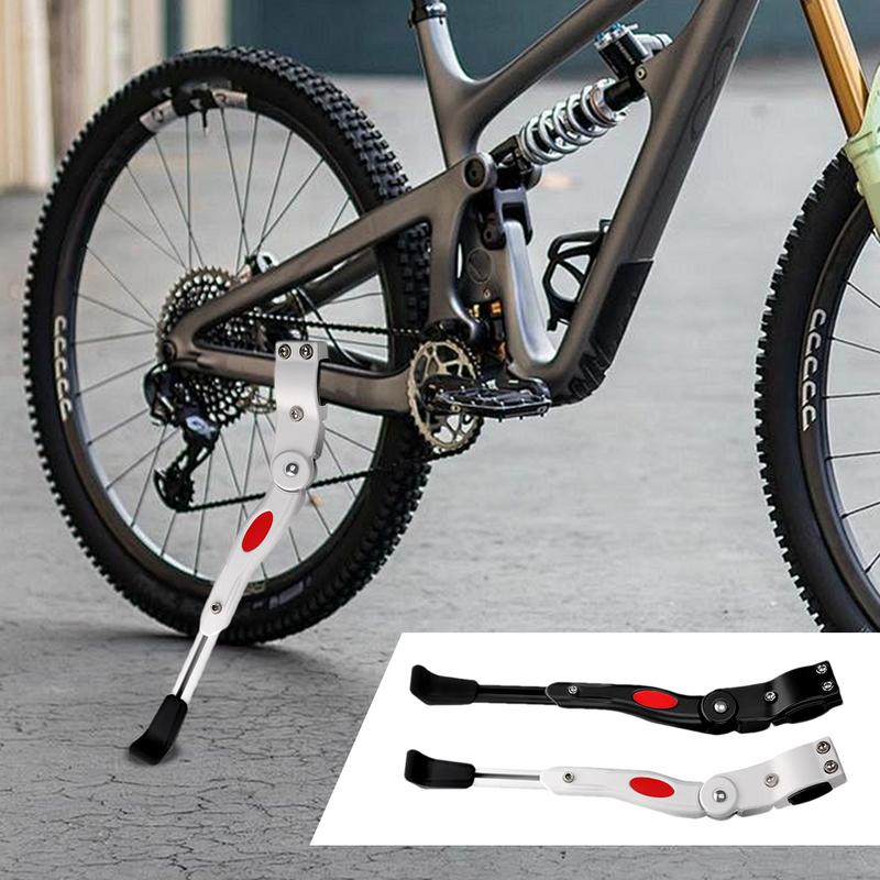 Bicycles Side Kickstand Bicycles Center Mount Riding Stand Aluminum Alloy Cycling Bracket Non-Slip Foot For Mountain Bike