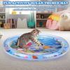 Water Sensory Playmat for Cats,Cat Toys for Bored Indoor Cats, Cat Kicker Toys Self Play Mat,Interactive Toys for Cats