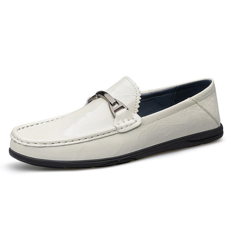 

Мужская обувь кожаная деловая повседневная на мягкой подошве кожаные туфли мужские на мягкой подошве на одной педали ленивые черные лоферы 46 бежевый