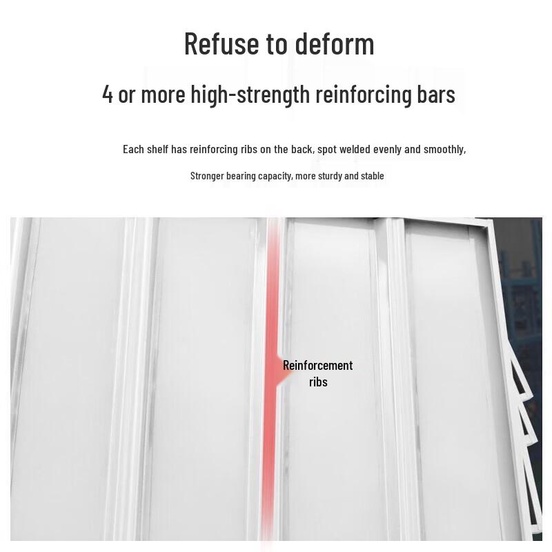 Lai Cai Light-Duty 4-Tier Metal Storage Rack