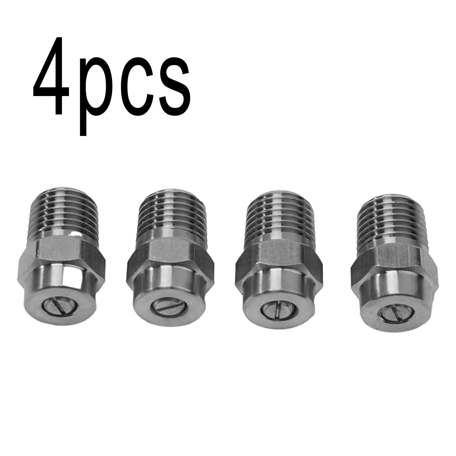 

4 Pcs Pressure Washer For Cleaner Nozzle Replacement Thread Type Spray 4pcs
