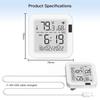 MOES WiFi Temperature & Humidity Sensor LCD Screen Infrared Sensing Backlight Smart Tuya APP Remote Control Alexa Google Voice