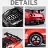 1:24 Scale GTR Track Version R34 Car Model Toy Doors Opened Sound Light Shock Absorption Vehicle Models Boys Christmas Gifts
