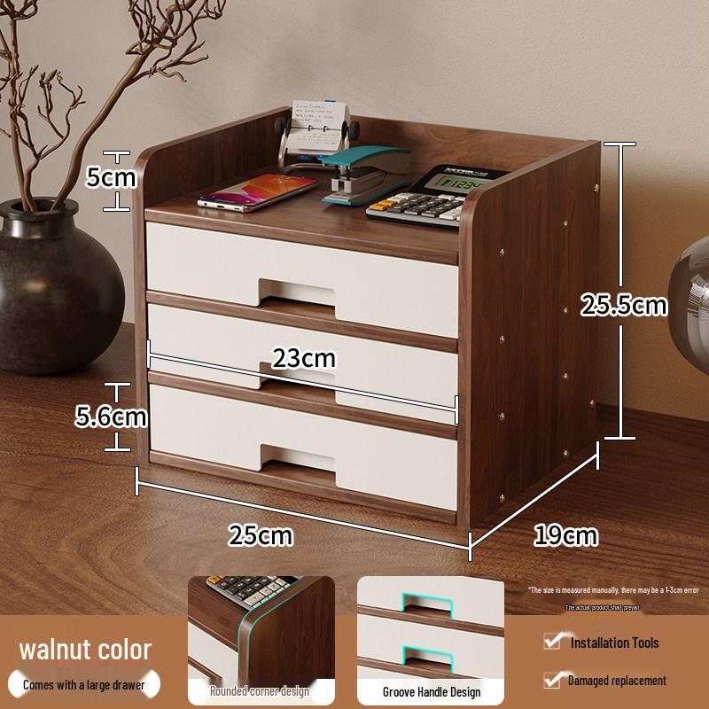 Desktop Monitor Stand with Storage Drawer