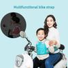 Universal Motorcycle Safety Belt Adjustable High Strength Seat Belt Reflective Strap Non-Slip Kids Seat Harness for Children