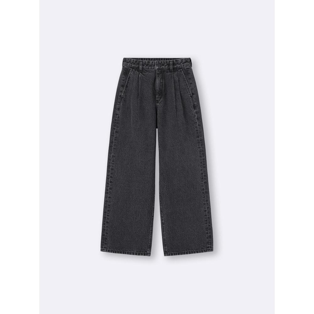 GU by Uniqlo Denim Tuck Trousers Q+e