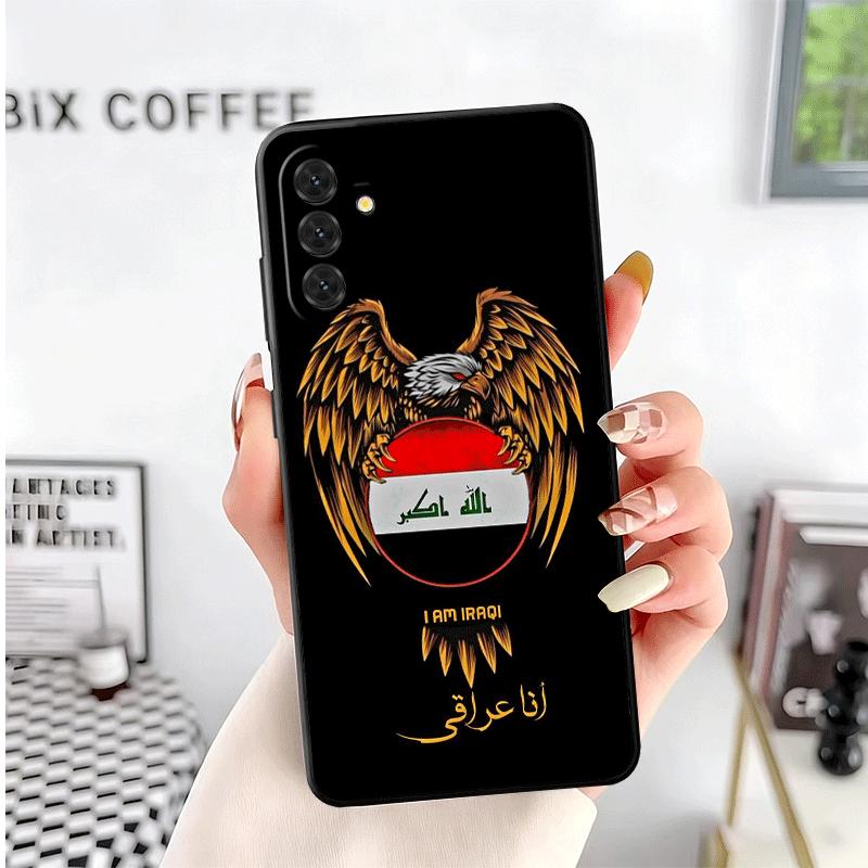 Iraqi Flag Mark Soft Phone Case for Samsung A17 A37 A57 A16 A26 A36 A56 A15 A25 A35 A55 A14 A24 A34 A54 A13 A23 A33 A53 A52 A12