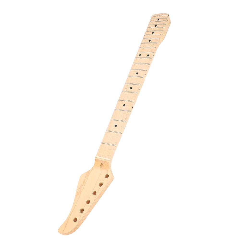 Guitar Neck Maple 22 Fret with Position Markers for ST Electric Guitar Replacement Bolted Type