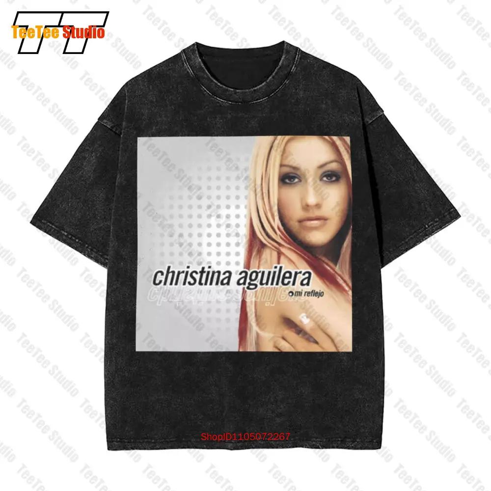 Christina Aguilera Mi Reflejo Album Cover  Vintage Oversized TShirt Dtg White S Xl WY S