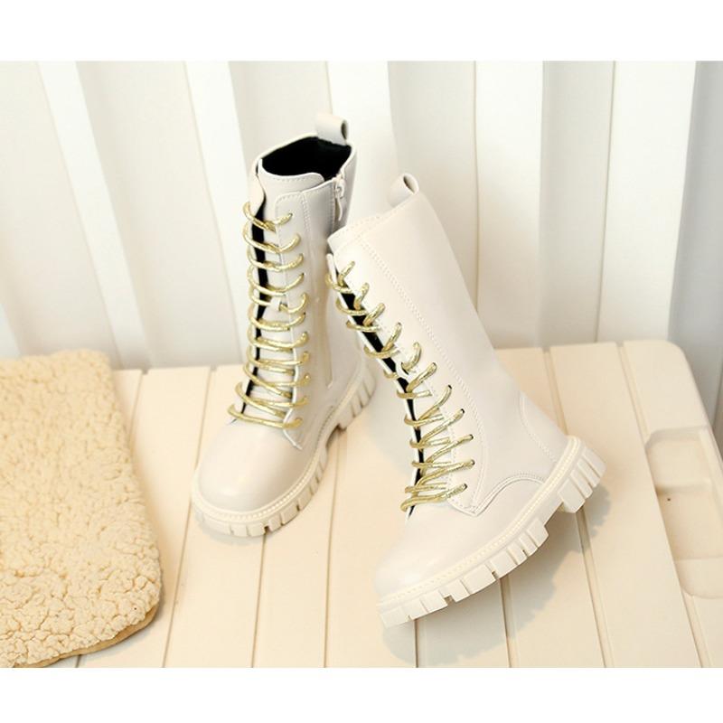 Kinderschuhe - Neue Stil Hohe Stiefel mit Anti-Rutsch-Sohlen - Mädchenschuhe