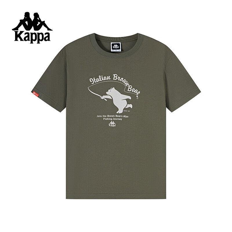 Kappa Men s 2024 Summer Cotton Short Sleeve T-Shirt M