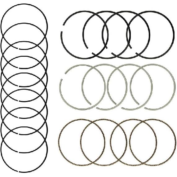 STD Engine Piston Rings Set Fits for 2007-2013 Toyota Camry RAV4 Scion tC Lexus 2.4L 2AZFE, Premium Steel Engine Sealing Kit Replace 13011-0H031,