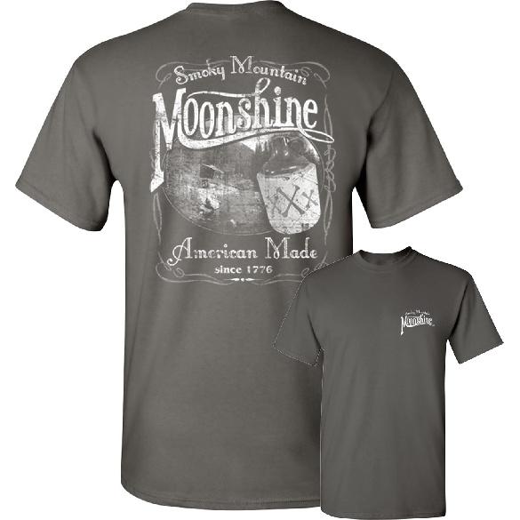 Smoky Mountain Moonshine T-Shirt American South Drinking Men's Novelty Shirt