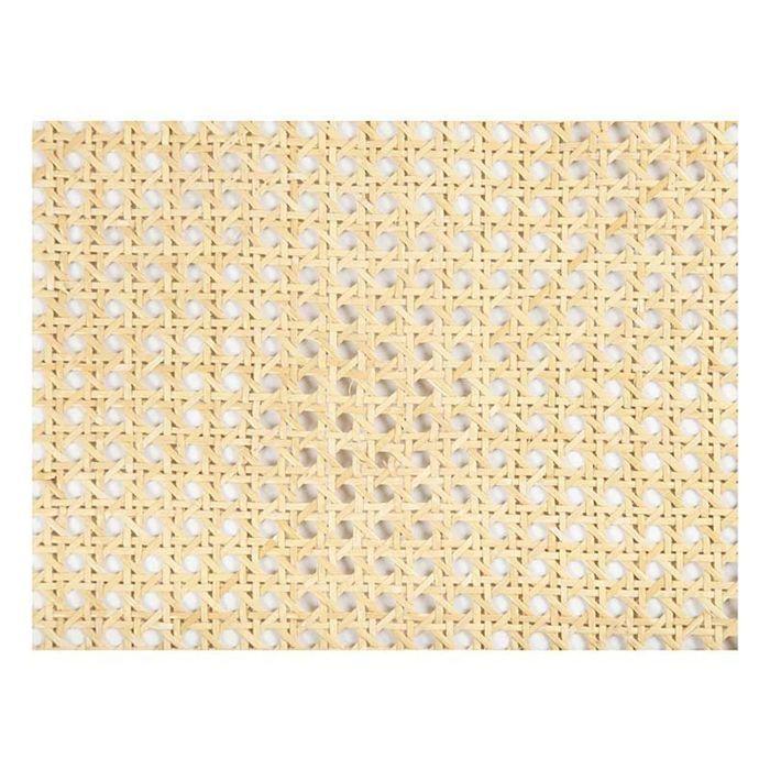 4 rouleaux de cannage en rotin tressage large 40 x 50 cm