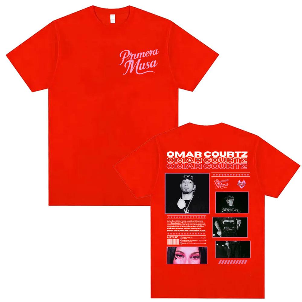 

Omar Courtz Primera Musa Por Si Unisexana No Estoy New Album 2026 Tour Tshirts Unisex Women Fashion Casual Cotton Oversized T Shirts S