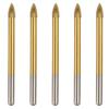 5PCS Industrial Grade Glass and Tile Drill Bits 512mm Length for Wood and Concrete Applications High Toughness