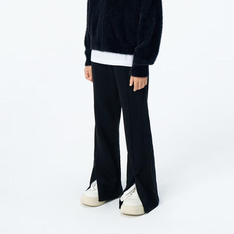 little MO&Co. Girls Retro Flare Knit Pants 130