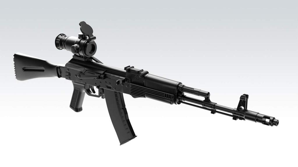 Little Armory LA060 AK74M Typ Plastikmodell