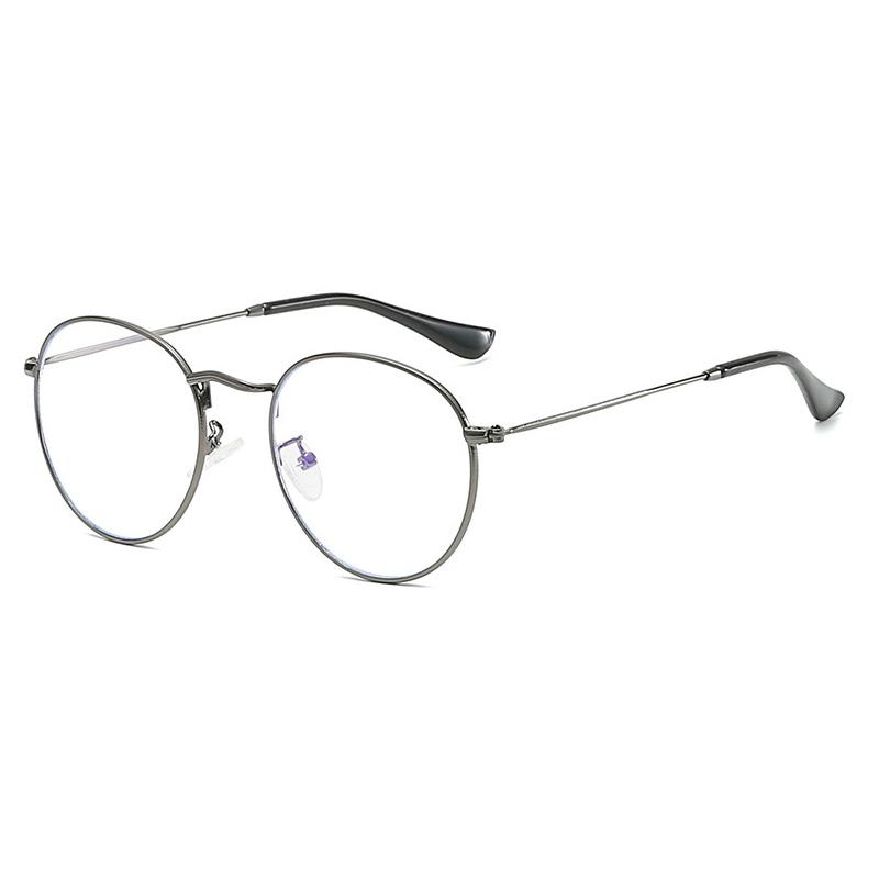 Classic Anti-Blue Light Glasses Metal Frame Fashion Round Metal Optical Frames Computer Glasses