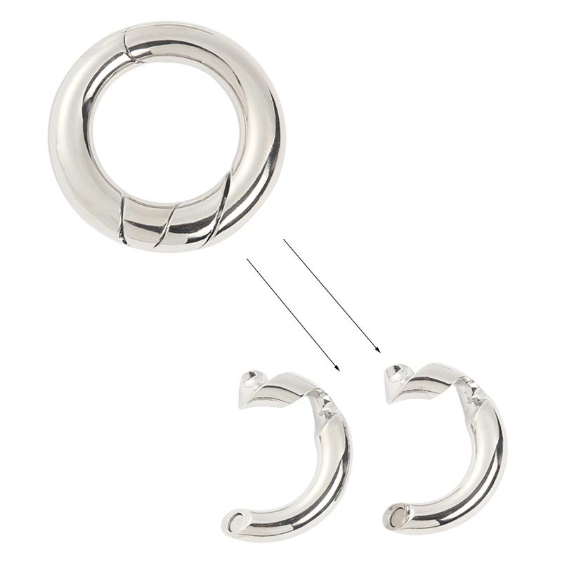 Metal Luban Lock Unloop Toy Brain Teaser Classic Difficult Unlocked Maze Puzzles Parents Kids Interaction Educational Games Toy
