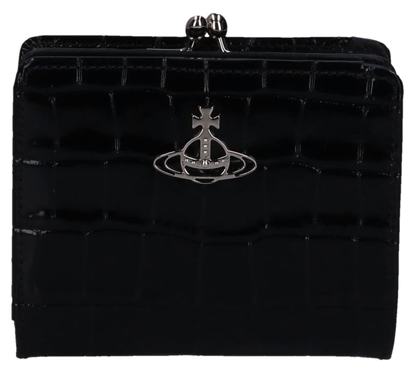 

гаманець CROCODILE [Vivienne Westwood] Bi-fold [арт.] чорний