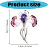 Elegant Flower Brooch Corsage Pin For Clothing Decoration Alloy Craftsmanship Safety Lapel Pin For Gift Event