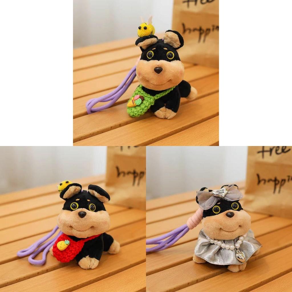 Bee Dog Cute Bag Pendant Plush Doll Keychain Card Bag Premium Pendant Gifts