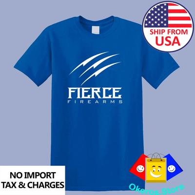 Fierce Firearms Hommes Bleu Royal Taille S à 5XL