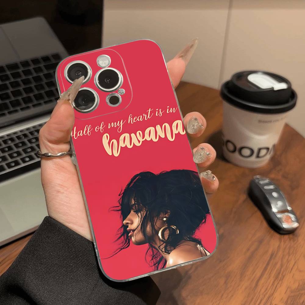 Hot Singer C-Camila C-Cabello Transparent Phone Case For IPhone 17 Air 16 Pro Max 15 14 13 12 11Plus Shockproof Cover