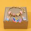 Alice In Wonderland Charm Bracelet With Zinc Alloy And Electroplated Finish For Unisex Wear