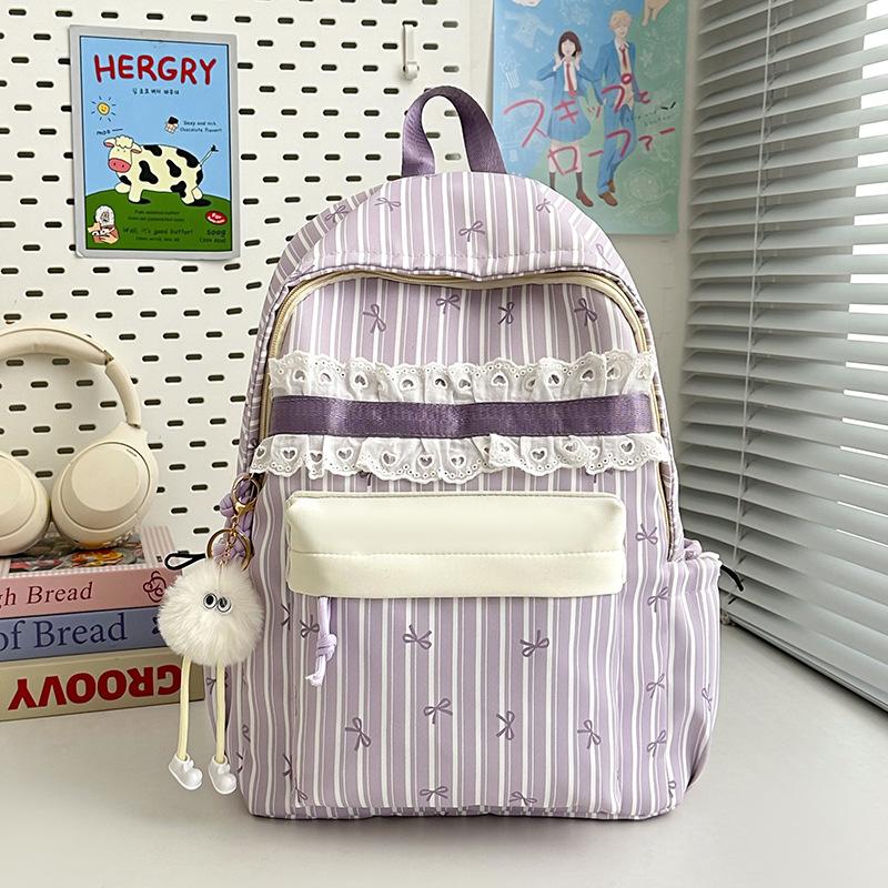 Schoolbag cute girl foreign style backpack Japanese small fresh casual light backpack student schoolbag college style travel bag