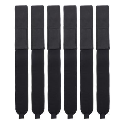 6 Pcs Ski Strap Fasteners Adjustable Nylon Cotton Hook and Loop Ski Wraps Ties for Carrying