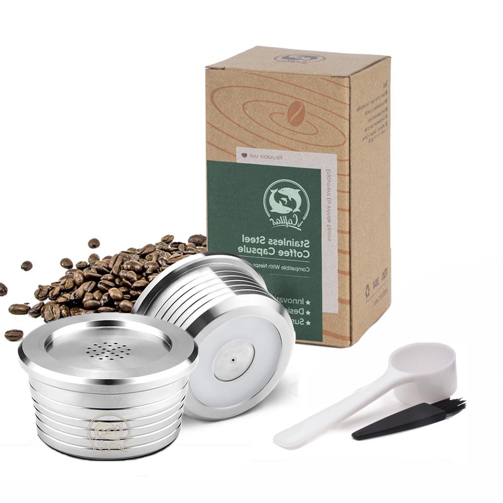 Cápsula Reutilizable Para Cafetera Delta Q Ndiq7323 Filtros de Café Recargables de Acero Inoxidable Taza Accesorios para Café
