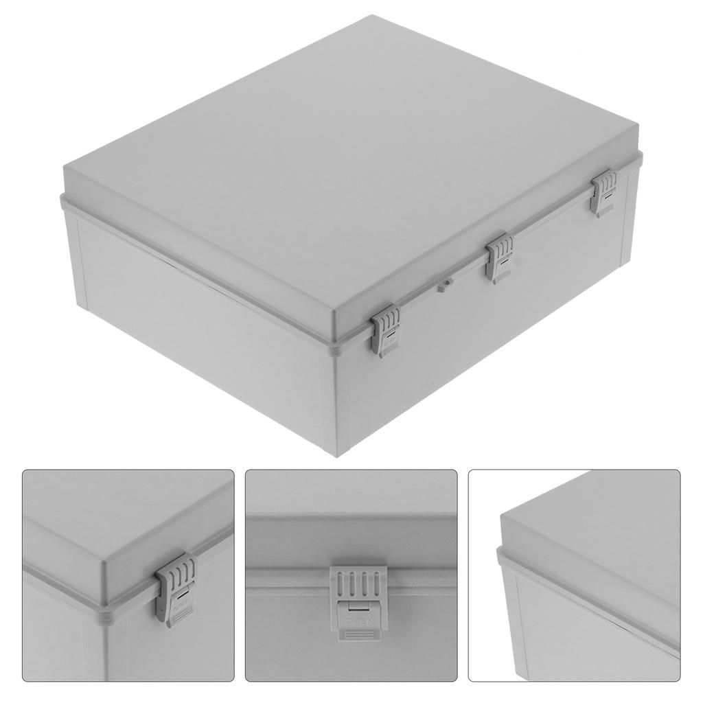 Waterproof Enclosure Case Durable ABS Outdoors Electrical Gray Project Box 600x500x220mm