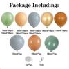155pcs Green Arch Kit with Macaron Balloons Festival Birthday Wedding Shower Background Ornament