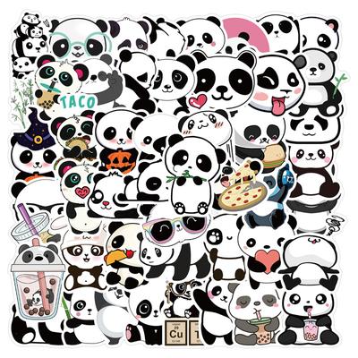 50st skateboardklistermärken Söta feta panda klistermärken Skateboard Extremsportklistermärken Vagnfodral Gitarrmugg Notebook Trendklistermärken
