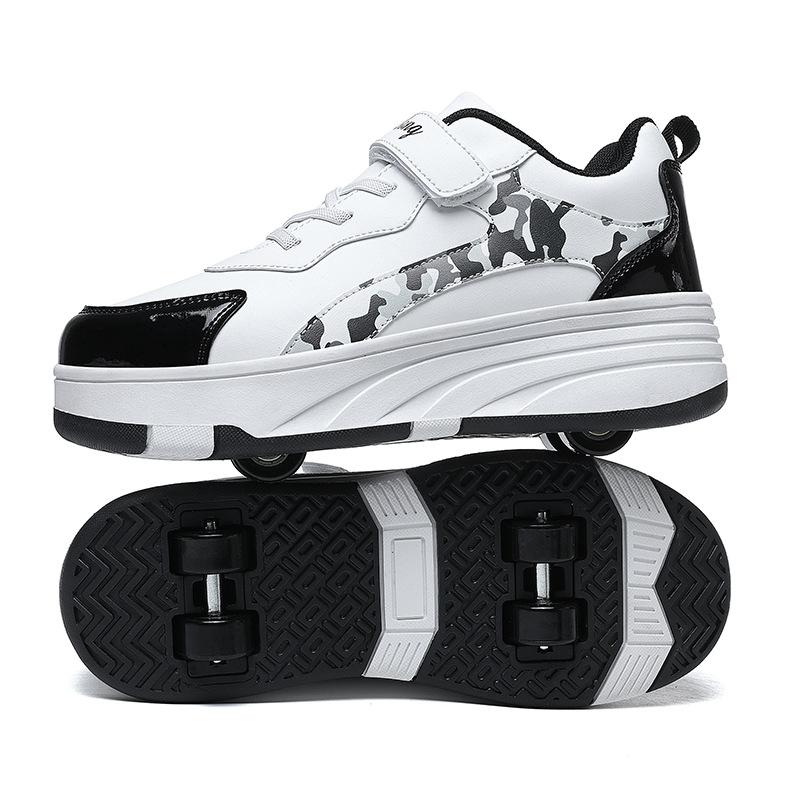

Kids Roller Skates - Easy Wear Magic Tape Comfortable Youth Roller Skates Unisex Design for Beginners Idea Gift EUR-29