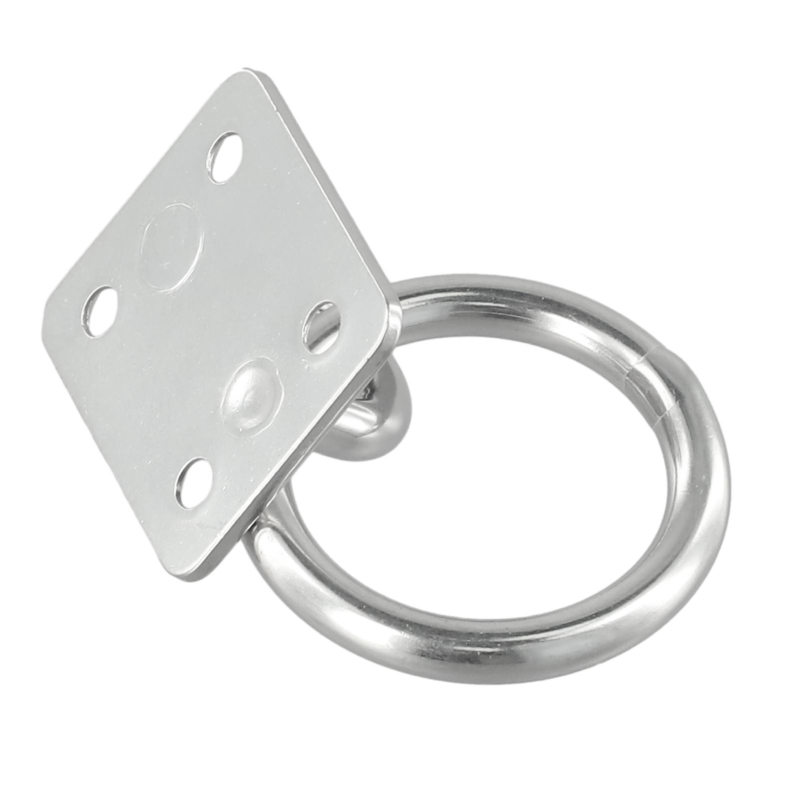 

1 pcs Stainless Steel Universal With Ring Marine Eye Plate Stable Best Rust Protection Boat Cabin Accessories
