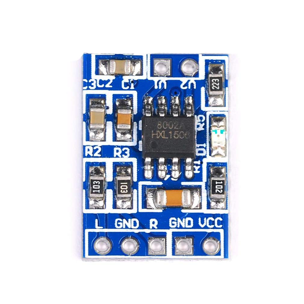 HiLetgo 5pcs HXJ8002 Mini Amplifier Board 3W Solo Channel Audio Power Amplifier Module Replace PAM8403 2.0-5 .5 V
