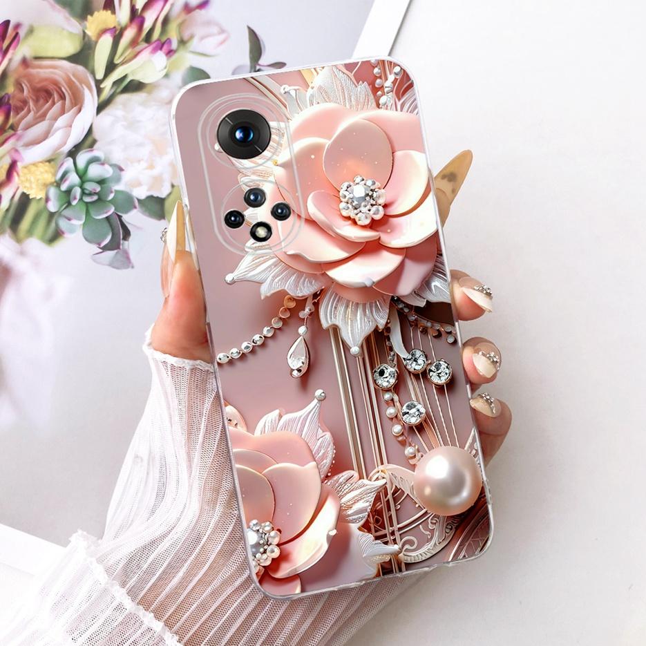 Für Honor 50 Pro Hülle RNA-AN00 Niedlicher Löwe Mode Bemalte Abdeckung Weiche Silikon Handyhülle Für Honor 50 Honor50 Pro Rückseite Taschen