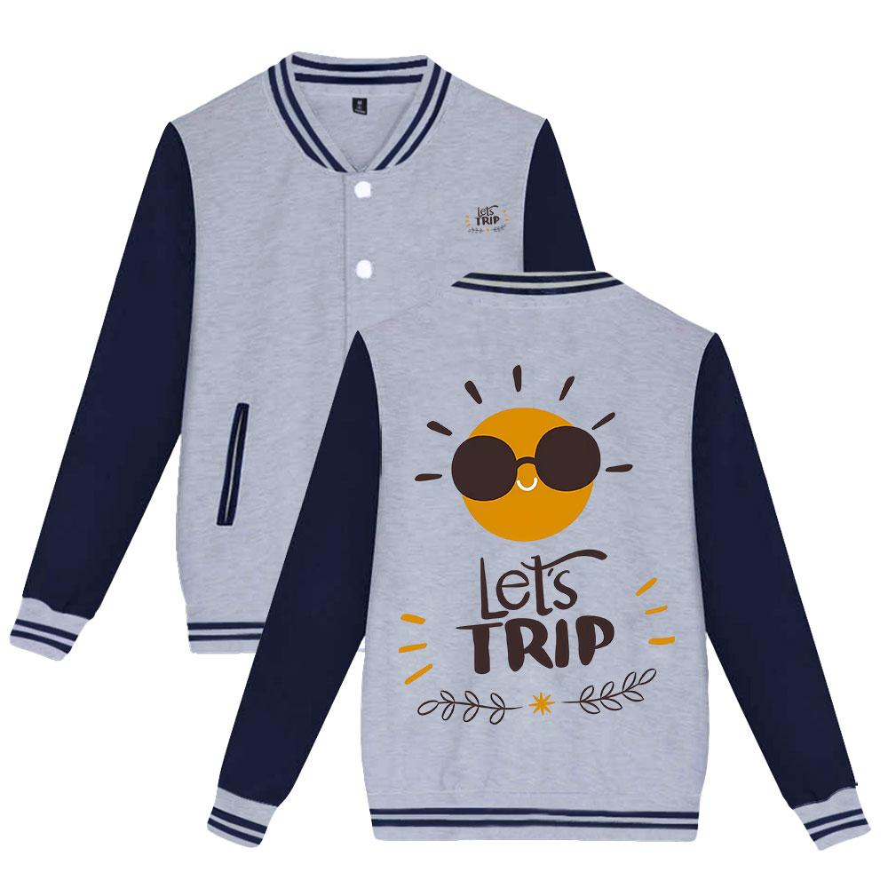 

Жіночі чоловічі куртки Бомбер Куртка Sturniolo Triplets Бейсбольна куртка Oversize Хіп-хоп Верхній одяг для студентських пар Одяг на замовлення XXS сірий