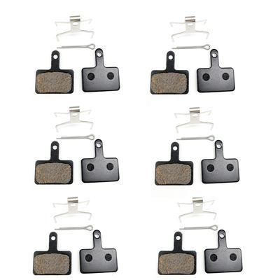 6 çift (12pcs) Shimano B01S M375 M445 M446 Reçine Yarı Metal Bisiklet Fren Balatası için MTB Dağ Bisikleti Disk Fren Balataları