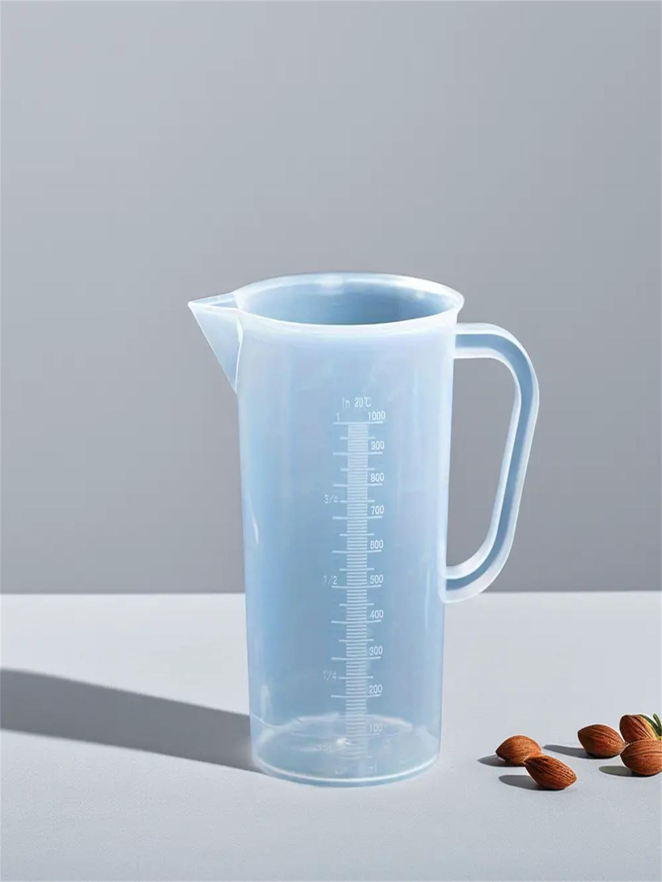 

Eugelrom 33.81 oz Transparent Measuring Cup with Colorful Scale - Durable, Shatterproof Pp Plastic. Baking Essentials | T чистый