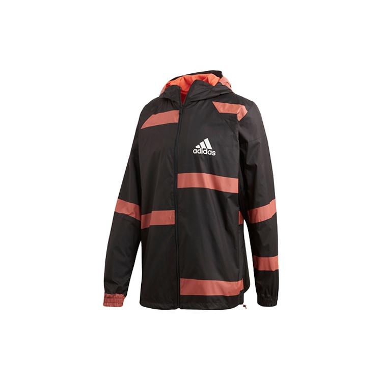 adidas Sports Training Woven Hooded Jacket Black Men s FL3612 M