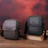Men's Cross-body Small Bag - Retro Genuine Leather Shoulder Bag for Casual Use - Small Handbag for Mobile Phone Casually