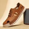 Men's Handmade Breathable Hollow Sports Sandals Rubber Soft Soles Outdoor Beach Breathable Casual Shoes