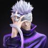 Satoru Gojo Jujutsu Kaisen Gk Figure Anime Peripheral Desk Chassis Ornament 2D Model Collectible Gift For Anime Fans Otaku